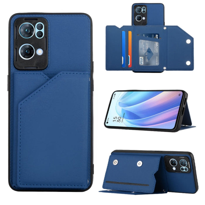 Funda para teléfono PU + TPU + PC con sensación de piel, For OPPO Reno7 5G, For OPPO Reno7 Pro 5G, For Xiaomi Redmi Note 11 Pro Global, For Xiaomi Redmi Note 11S/11 4G Global, For Samsung Galaxy A73 5G, For Xiaomi 12, For Xiaomi 12 Pro