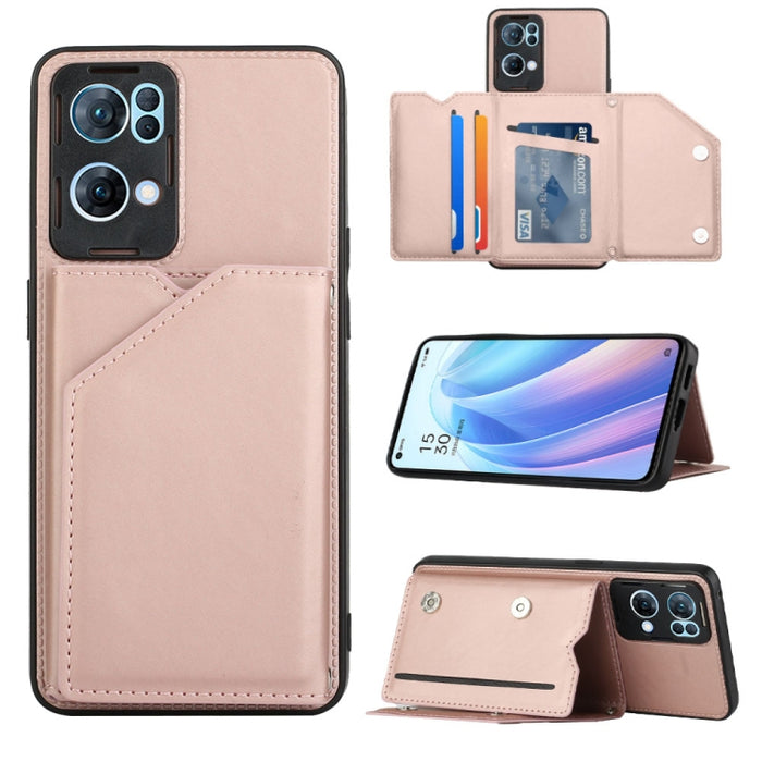 Funda para teléfono PU + TPU + PC con sensación de piel, For OPPO Reno7 5G, For OPPO Reno7 Pro 5G, For Xiaomi Redmi Note 11 Pro Global, For Xiaomi Redmi Note 11S/11 4G Global, For Samsung Galaxy A73 5G, For Xiaomi 12, For Xiaomi 12 Pro