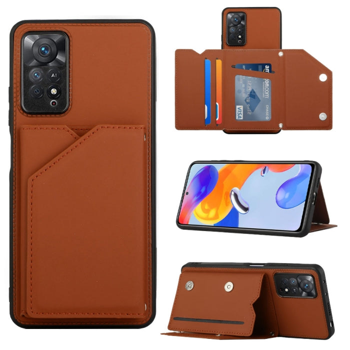 Funda para teléfono PU + TPU + PC con sensación de piel, For OPPO Reno7 5G, For OPPO Reno7 Pro 5G, For Xiaomi Redmi Note 11 Pro Global, For Xiaomi Redmi Note 11S/11 4G Global, For Samsung Galaxy A73 5G, For Xiaomi 12, For Xiaomi 12 Pro