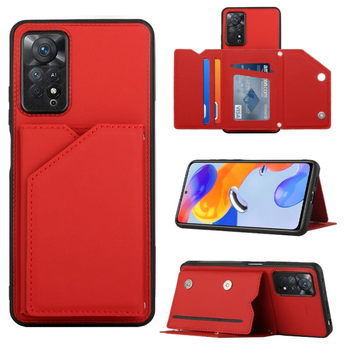 Funda para teléfono PU + TPU + PC con sensación de piel, For OPPO Reno7 5G, For OPPO Reno7 Pro 5G, For Xiaomi Redmi Note 11 Pro Global, For Xiaomi Redmi Note 11S/11 4G Global, For Samsung Galaxy A73 5G, For Xiaomi 12, For Xiaomi 12 Pro