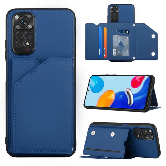 Funda para teléfono PU + TPU + PC con sensación de piel, For OPPO Reno7 5G, For OPPO Reno7 Pro 5G, For Xiaomi Redmi Note 11 Pro Global, For Xiaomi Redmi Note 11S/11 4G Global, For Samsung Galaxy A73 5G, For Xiaomi 12, For Xiaomi 12 Pro
