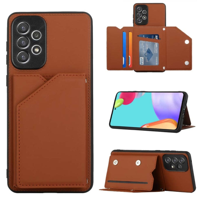 Funda para teléfono PU + TPU + PC con sensación de piel, For OPPO Reno7 5G, For OPPO Reno7 Pro 5G, For Xiaomi Redmi Note 11 Pro Global, For Xiaomi Redmi Note 11S/11 4G Global, For Samsung Galaxy A73 5G, For Xiaomi 12, For Xiaomi 12 Pro