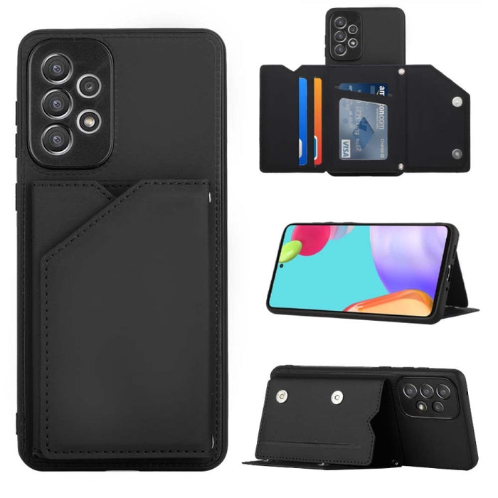 Funda para teléfono PU + TPU + PC con sensación de piel, For OPPO Reno7 5G, For OPPO Reno7 Pro 5G, For Xiaomi Redmi Note 11 Pro Global, For Xiaomi Redmi Note 11S/11 4G Global, For Samsung Galaxy A73 5G, For Xiaomi 12, For Xiaomi 12 Pro