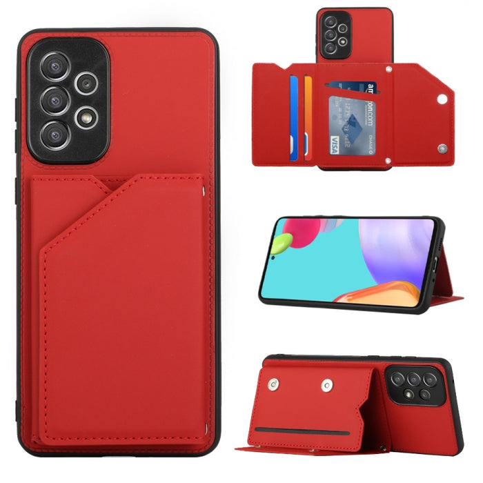 Funda para teléfono PU + TPU + PC con sensación de piel, For OPPO Reno7 5G, For OPPO Reno7 Pro 5G, For Xiaomi Redmi Note 11 Pro Global, For Xiaomi Redmi Note 11S/11 4G Global, For Samsung Galaxy A73 5G, For Xiaomi 12, For Xiaomi 12 Pro