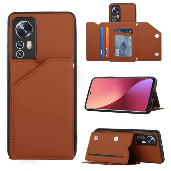 Funda para teléfono PU + TPU + PC con sensación de piel, For OPPO Reno7 5G, For OPPO Reno7 Pro 5G, For Xiaomi Redmi Note 11 Pro Global, For Xiaomi Redmi Note 11S/11 4G Global, For Samsung Galaxy A73 5G, For Xiaomi 12, For Xiaomi 12 Pro