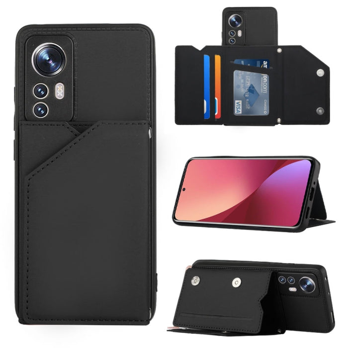 Funda para teléfono PU + TPU + PC con sensación de piel, For OPPO Reno7 5G, For OPPO Reno7 Pro 5G, For Xiaomi Redmi Note 11 Pro Global, For Xiaomi Redmi Note 11S/11 4G Global, For Samsung Galaxy A73 5G, For Xiaomi 12, For Xiaomi 12 Pro