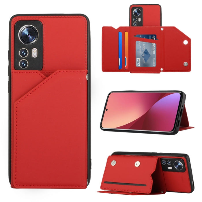 Funda para teléfono PU + TPU + PC con sensación de piel, For OPPO Reno7 5G, For OPPO Reno7 Pro 5G, For Xiaomi Redmi Note 11 Pro Global, For Xiaomi Redmi Note 11S/11 4G Global, For Samsung Galaxy A73 5G, For Xiaomi 12, For Xiaomi 12 Pro