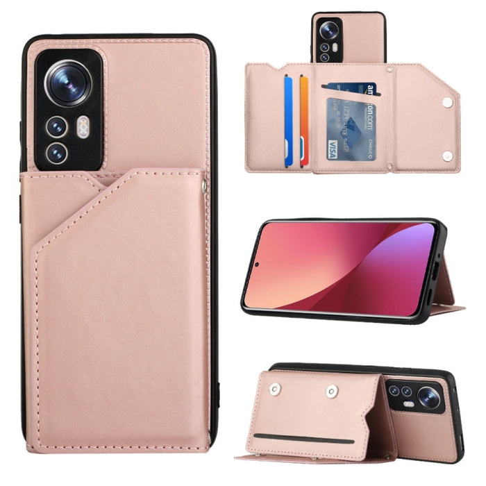 Funda para teléfono PU + TPU + PC con sensación de piel, For OPPO Reno7 5G, For OPPO Reno7 Pro 5G, For Xiaomi Redmi Note 11 Pro Global, For Xiaomi Redmi Note 11S/11 4G Global, For Samsung Galaxy A73 5G, For Xiaomi 12, For Xiaomi 12 Pro