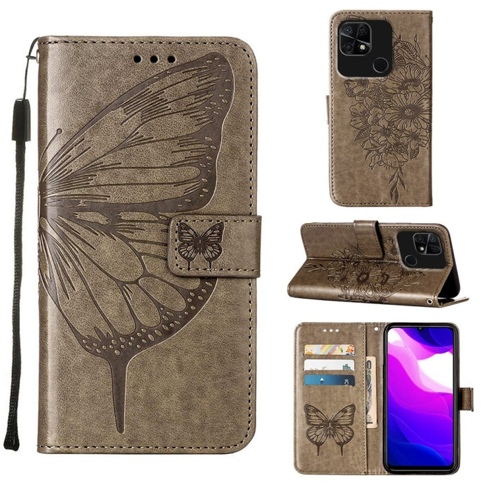 Estuche para teléfono de cuero con mariposa en relieve, For Xiaomi Redmi 10C Global/10 India, For Xiaomi Redmi K50 / K50 Pro, For Xiaomi 12, For Xiaomi 12 Pro, For Xiaomi Poco M4 Pro 4G, For Xiaomi Poco X4 Pro 5G, For Xiaomi Redmi 10 Prime+ 5G/Note 11E...