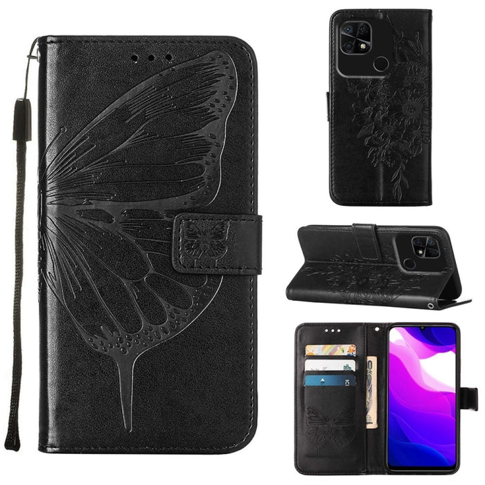 Estuche para teléfono de cuero con mariposa en relieve, For Xiaomi Redmi 10C Global/10 India, For Xiaomi Redmi K50 / K50 Pro, For Xiaomi 12, For Xiaomi 12 Pro, For Xiaomi Poco M4 Pro 4G, For Xiaomi Poco X4 Pro 5G, For Xiaomi Redmi 10 Prime+ 5G/Note 11E...