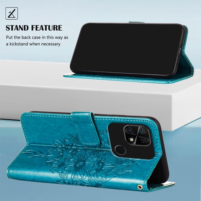 Estuche para teléfono de cuero con mariposa en relieve, For Xiaomi Redmi 10C Global/10 India, For Xiaomi Redmi K50 / K50 Pro, For Xiaomi 12, For Xiaomi 12 Pro, For Xiaomi Poco M4 Pro 4G, For Xiaomi Poco X4 Pro 5G, For Xiaomi Redmi 10 Prime+ 5G/Note 11E...