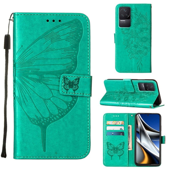 Estuche para teléfono de cuero con mariposa en relieve, For Xiaomi Redmi 10C Global/10 India, For Xiaomi Redmi K50 / K50 Pro, For Xiaomi 12, For Xiaomi 12 Pro, For Xiaomi Poco M4 Pro 4G, For Xiaomi Poco X4 Pro 5G, For Xiaomi Redmi 10 Prime+ 5G/Note 11E...