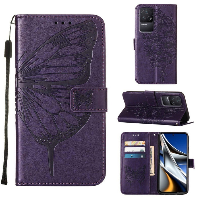 Estuche para teléfono de cuero con mariposa en relieve, For Xiaomi Redmi 10C Global/10 India, For Xiaomi Redmi K50 / K50 Pro, For Xiaomi 12, For Xiaomi 12 Pro, For Xiaomi Poco M4 Pro 4G, For Xiaomi Poco X4 Pro 5G, For Xiaomi Redmi 10 Prime+ 5G/Note 11E...
