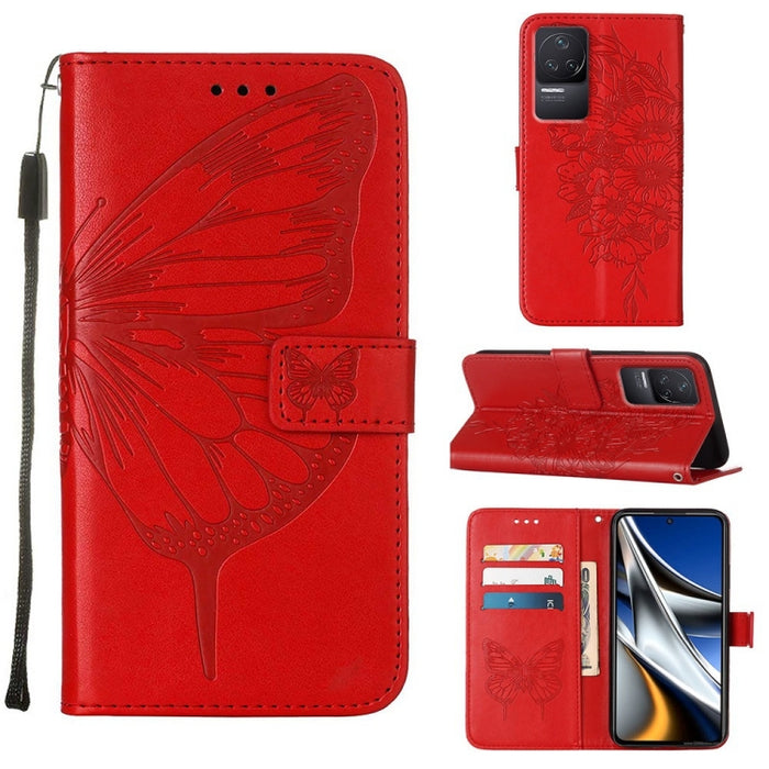 Estuche para teléfono de cuero con mariposa en relieve, For Xiaomi Redmi 10C Global/10 India, For Xiaomi Redmi K50 / K50 Pro, For Xiaomi 12, For Xiaomi 12 Pro, For Xiaomi Poco M4 Pro 4G, For Xiaomi Poco X4 Pro 5G, For Xiaomi Redmi 10 Prime+ 5G/Note 11E...