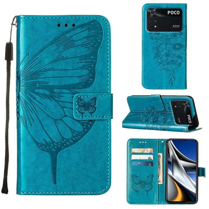Estuche para teléfono de cuero con mariposa en relieve, For Xiaomi Redmi 10C Global/10 India, For Xiaomi Redmi K50 / K50 Pro, For Xiaomi 12, For Xiaomi 12 Pro, For Xiaomi Poco M4 Pro 4G, For Xiaomi Poco X4 Pro 5G, For Xiaomi Redmi 10 Prime+ 5G/Note 11E...