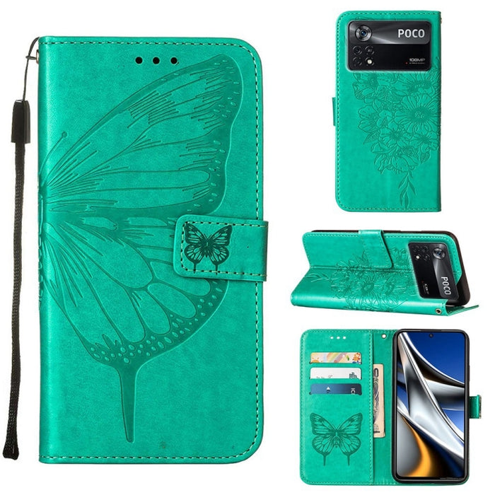 Estuche para teléfono de cuero con mariposa en relieve, For Xiaomi Redmi 10C Global/10 India, For Xiaomi Redmi K50 / K50 Pro, For Xiaomi 12, For Xiaomi 12 Pro, For Xiaomi Poco M4 Pro 4G, For Xiaomi Poco X4 Pro 5G, For Xiaomi Redmi 10 Prime+ 5G/Note 11E...