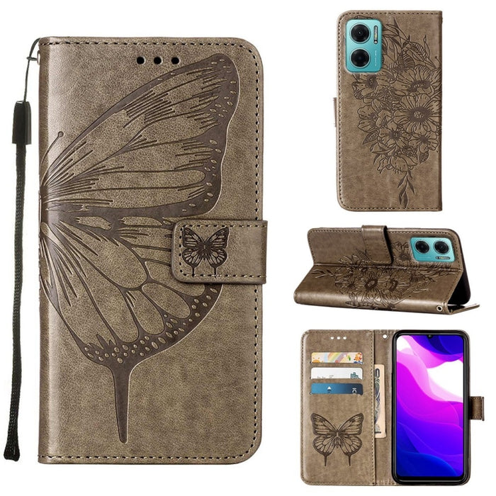 Estuche para teléfono de cuero con mariposa en relieve, For Xiaomi Redmi 10C Global/10 India, For Xiaomi Redmi K50 / K50 Pro, For Xiaomi 12, For Xiaomi 12 Pro, For Xiaomi Poco M4 Pro 4G, For Xiaomi Poco X4 Pro 5G, For Xiaomi Redmi 10 Prime+ 5G/Note 11E...