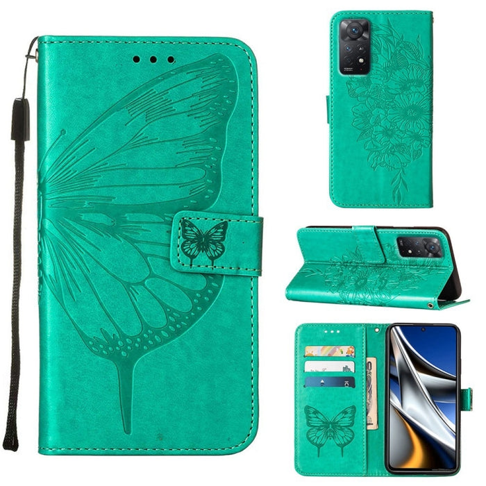 Estuche para teléfono de cuero con mariposa en relieve, For Xiaomi Redmi 10C Global/10 India, For Xiaomi Redmi K50 / K50 Pro, For Xiaomi 12, For Xiaomi 12 Pro, For Xiaomi Poco M4 Pro 4G, For Xiaomi Poco X4 Pro 5G, For Xiaomi Redmi 10 Prime+ 5G/Note 11E...