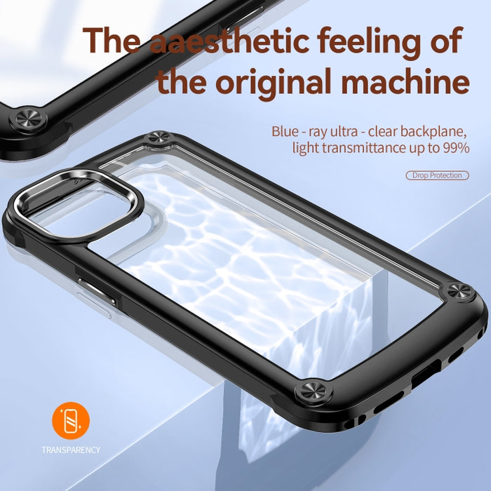 Caja del teléfono de protección de lente de TPU + PC, For iPhone 13, For iPhone 13 Pro, For iPhone 13 Pro Max, For iPhone 12 / 12 Pro, For iPhone 12 Pro Max, For iPhone 11, For iPhone 11 Pro, For iPhone 11 Pro Max