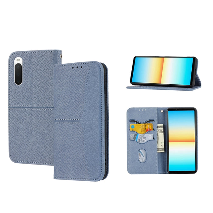 Caja de teléfono de cuero de PU magnética con costura de textura tejida, For Google Pixel 7, For Nokia G21 / G11, For Google Pixel 7 Pro, For Kyocera Android One S9 / Digno Sanga Edition, For Samsung Galaxy M23 / F23 5G Japanese Version                ...