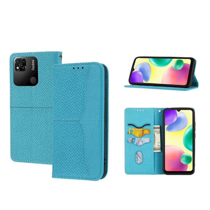 Caja de teléfono de cuero de PU magnética con costura de textura tejida, For Google Pixel 7, For Nokia G21 / G11, For Google Pixel 7 Pro, For Kyocera Android One S9 / Digno Sanga Edition, For Samsung Galaxy M23 / F23 5G Japanese Version                ...