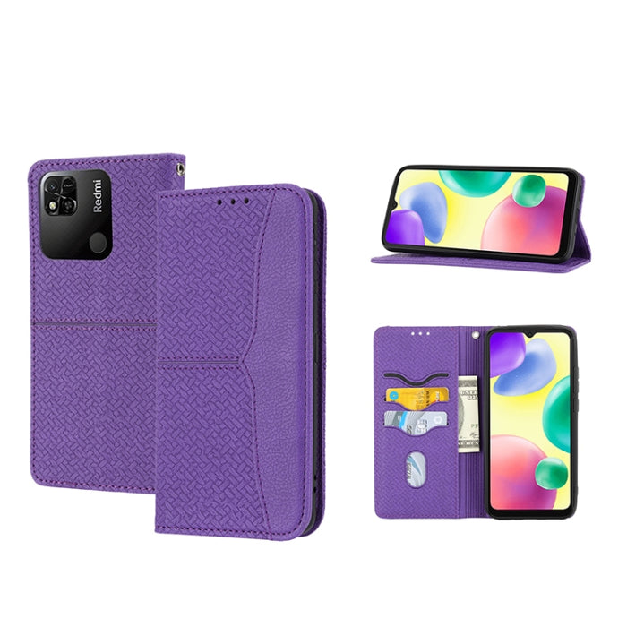 Caja de teléfono de cuero de PU magnética con costura de textura tejida, For Google Pixel 7, For Nokia G21 / G11, For Google Pixel 7 Pro, For Kyocera Android One S9 / Digno Sanga Edition, For Samsung Galaxy M23 / F23 5G Japanese Version                ...