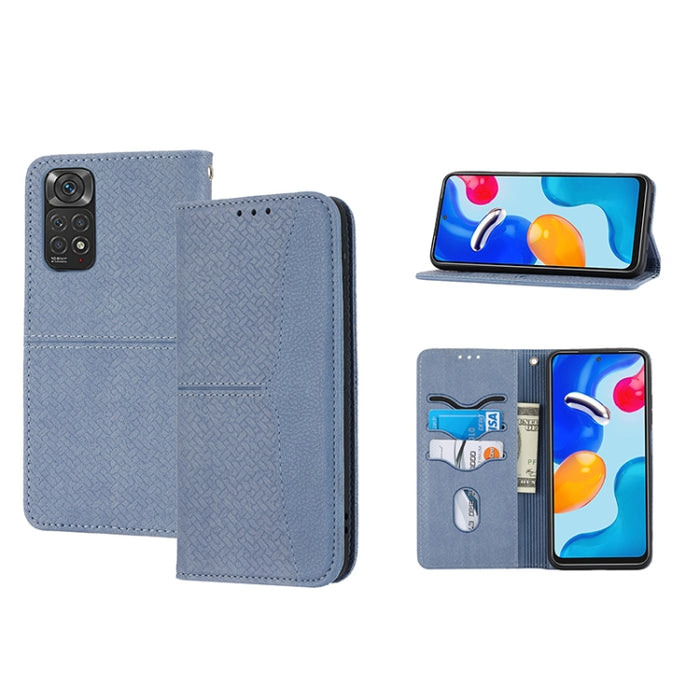 Caja de teléfono de cuero de PU magnética con costura de textura tejida, For Google Pixel 7, For Nokia G21 / G11, For Google Pixel 7 Pro, For Kyocera Android One S9 / Digno Sanga Edition, For Samsung Galaxy M23 / F23 5G Japanese Version                ...
