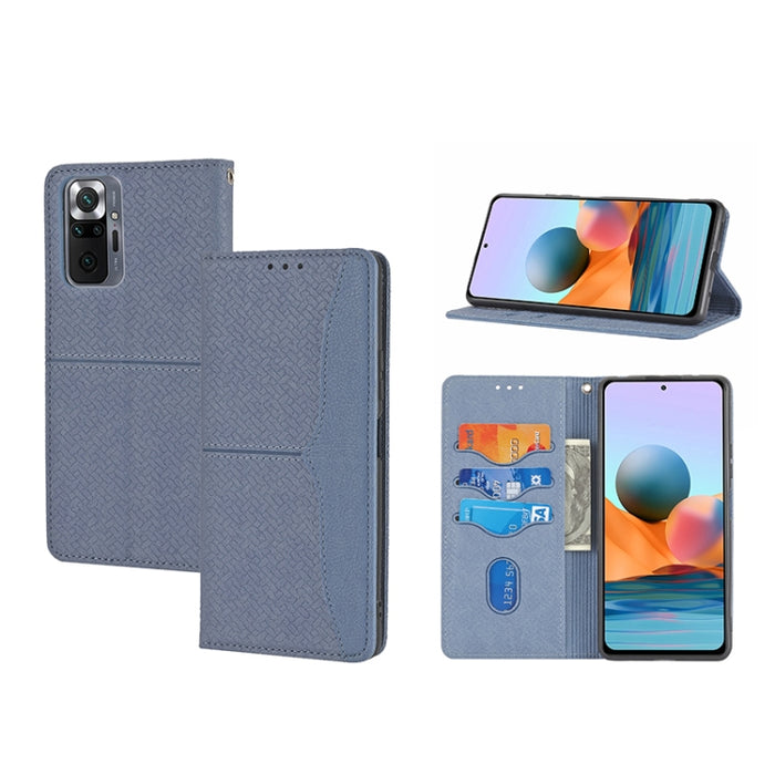 Caja de teléfono de cuero de PU magnética con costura de textura tejida, For Google Pixel 7, For Nokia G21 / G11, For Google Pixel 7 Pro, For Kyocera Android One S9 / Digno Sanga Edition, For Samsung Galaxy M23 / F23 5G Japanese Version                ...