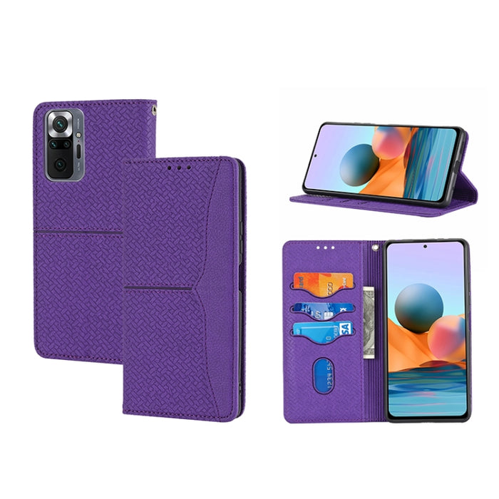 Caja de teléfono de cuero de PU magnética con costura de textura tejida, For Google Pixel 7, For Nokia G21 / G11, For Google Pixel 7 Pro, For Kyocera Android One S9 / Digno Sanga Edition, For Samsung Galaxy M23 / F23 5G Japanese Version                ...