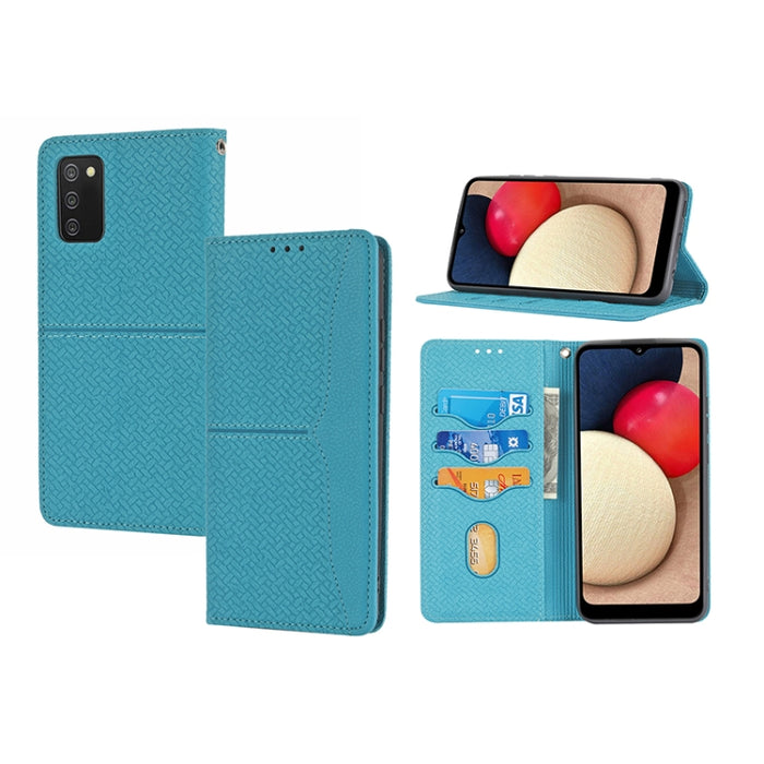 Caja de teléfono de cuero de PU magnética con costura de textura tejida, For Google Pixel 7, For Nokia G21 / G11, For Google Pixel 7 Pro, For Kyocera Android One S9 / Digno Sanga Edition, For Samsung Galaxy M23 / F23 5G Japanese Version                ...
