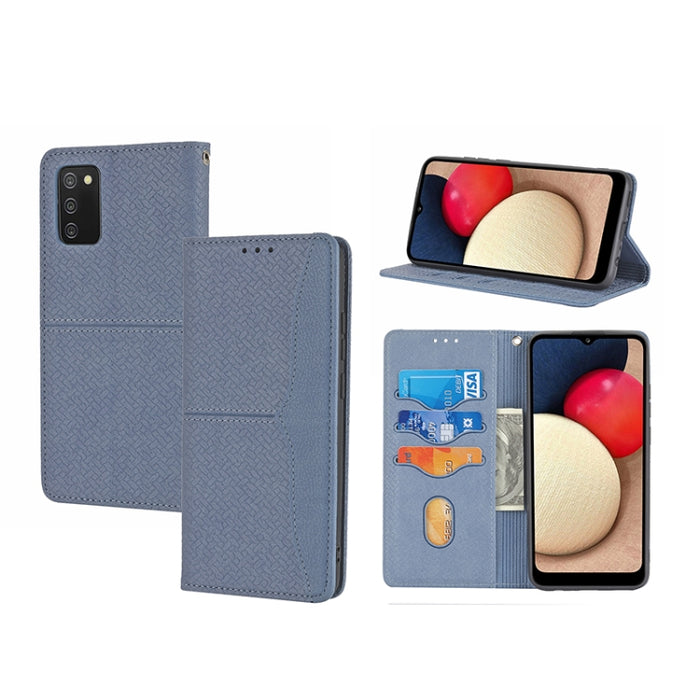 Caja de teléfono de cuero de PU magnética con costura de textura tejida, For Google Pixel 7, For Nokia G21 / G11, For Google Pixel 7 Pro, For Kyocera Android One S9 / Digno Sanga Edition, For Samsung Galaxy M23 / F23 5G Japanese Version                ...