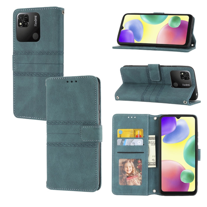 Estuche de cuero para teléfono con tapa horizontal con hebilla magnética a rayas en relieve, For vivo Y52s, For Motorola Moto G22, For Google Pixel 7, For Xiaomi Poco M4 Pro, For Nokia G21 / G11, For Google Pixel 7 Pro                                  ...