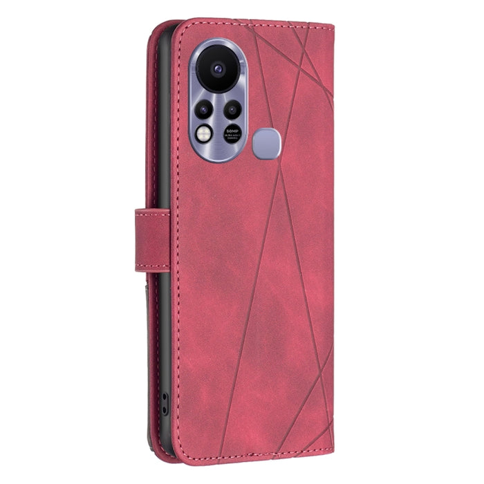 Caja de teléfono de cuero con textura de rombos con hebilla magnética, For Infinix Hot 11s NFC, For Infinix Note 11 Pro, For Infinix Note 11, For Infinix Smart 6, For Xiaomi Poco M4 Pro, For Xiaomi Poco M4 Pro 5G