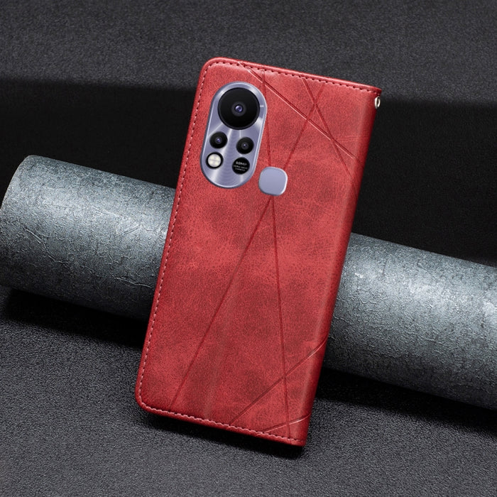 Estuche para teléfono de cuero magnético con textura de rombos, For Infinix Hot 11s NFC, For Infinix Note 11 Pro, For Infinix Note 11, For Infinix Smart 6, For Xiaomi Poco M4 Pro, For Xiaomi Poco M4 Pro 5G