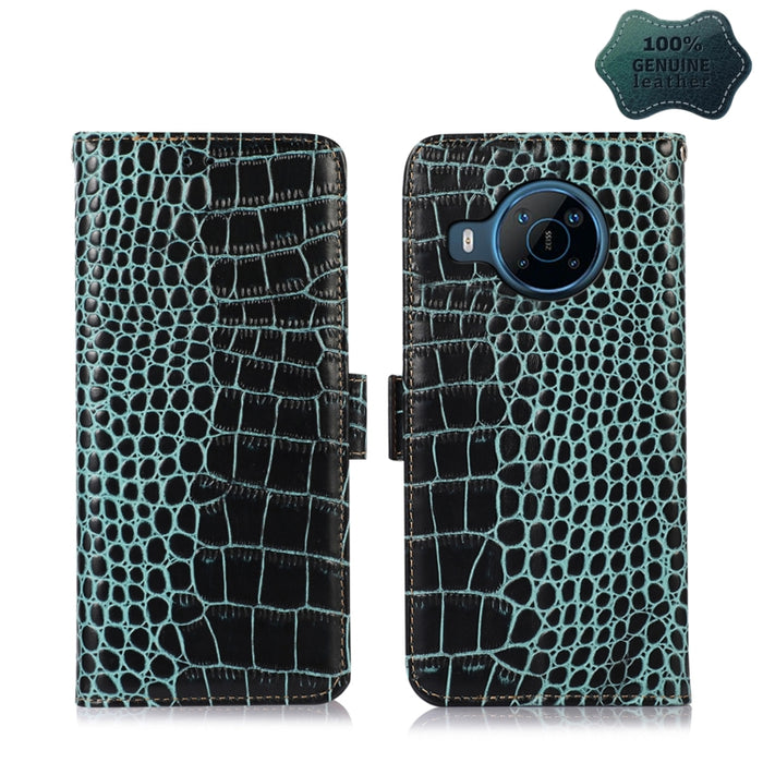 Estuche para teléfono de piel de vaca con capa superior de cocodrilo, For Alcatel 1B 2022, For Nokia X100, For OPPO Reno7 4G Global/F21 Pro 4G, For Xiaomi Redmi 10A / 9C, For Samsung Galaxy F23 5G / M23, For Samsung Galaxy M33 5G                       ...