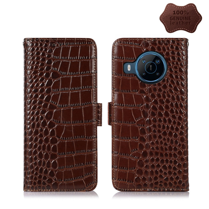 Estuche para teléfono de piel de vaca con capa superior de cocodrilo, For Alcatel 1B 2022, For Nokia X100, For OPPO Reno7 4G Global/F21 Pro 4G, For Xiaomi Redmi 10A / 9C, For Samsung Galaxy F23 5G / M23, For Samsung Galaxy M33 5G                       ...