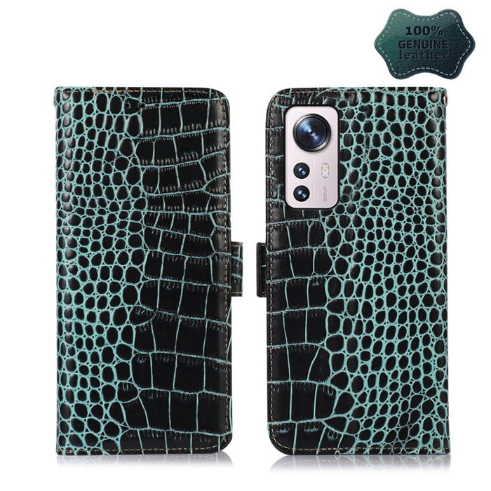 Estuche para teléfono de piel de vaca con capa superior de cocodrilo, For Alcatel 1B 2022, For Nokia X100, For OPPO Reno7 4G Global/F21 Pro 4G, For Xiaomi Redmi 10A / 9C, For Samsung Galaxy F23 5G / M23, For Samsung Galaxy M33 5G                       ...
