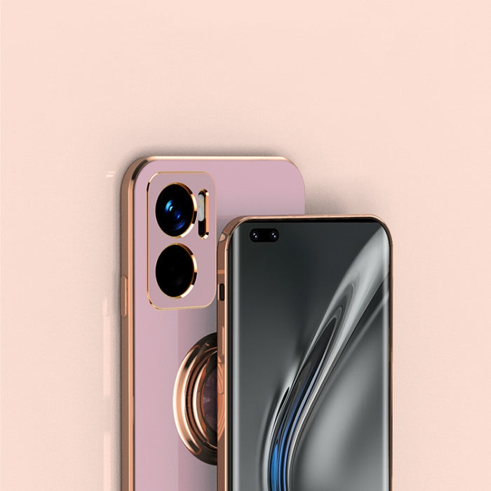 Estuche protector de silicona de cobertura total de galvanoplastia 6D con soporte de anillo magnético, For Google Pixel 7, For Google Pixel 7 Pro, For Sony Xperia 1 IV, For Sony Xperia 10 IV, For Sony Xperia ACE III, For Xiaomi Redmi Note 11E