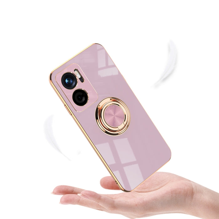 Estuche protector de silicona de cobertura total de galvanoplastia 6D con soporte de anillo magnético, For Google Pixel 7, For Google Pixel 7 Pro, For Sony Xperia 1 IV, For Sony Xperia 10 IV, For Sony Xperia ACE III, For Xiaomi Redmi Note 11E