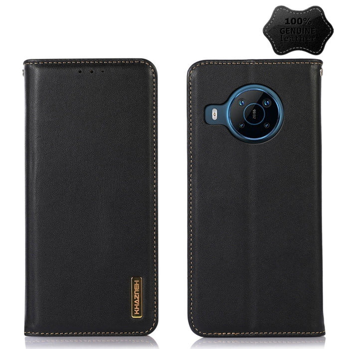 KHAZNEH Estuche para teléfono de cuero de vaca con capa superior de napa, For Alcatel 1B 2022, For Nokia X100, For OPPO Reno7 4G Global/F21 Pro 4G, For Xiaomi Redmi 10A / 9C, For Samsung Galaxy F23 5G / M23, For Samsung Galaxy M33 5G                   ...