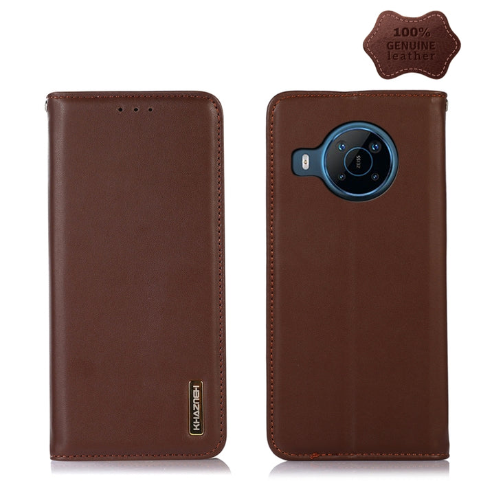 KHAZNEH Estuche para teléfono de cuero de vaca con capa superior de napa, For Alcatel 1B 2022, For Nokia X100, For OPPO Reno7 4G Global/F21 Pro 4G, For Xiaomi Redmi 10A / 9C, For Samsung Galaxy F23 5G / M23, For Samsung Galaxy M33 5G                   ...