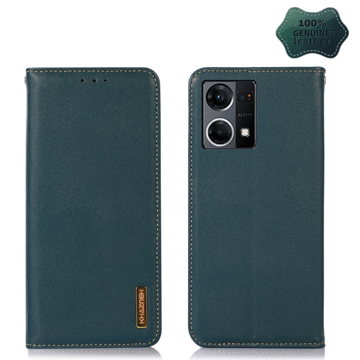 KHAZNEH Estuche para teléfono de cuero de vaca con capa superior de napa, For Alcatel 1B 2022, For Nokia X100, For OPPO Reno7 4G Global/F21 Pro 4G, For Xiaomi Redmi 10A / 9C, For Samsung Galaxy F23 5G / M23, For Samsung Galaxy M33 5G                   ...