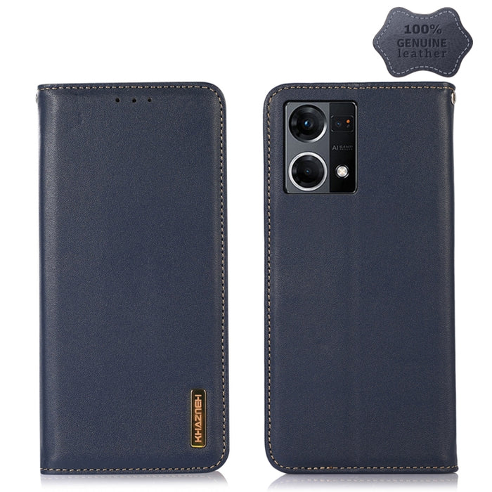 KHAZNEH Estuche para teléfono de cuero de vaca con capa superior de napa, For Alcatel 1B 2022, For Nokia X100, For OPPO Reno7 4G Global/F21 Pro 4G, For Xiaomi Redmi 10A / 9C, For Samsung Galaxy F23 5G / M23, For Samsung Galaxy M33 5G                   ...