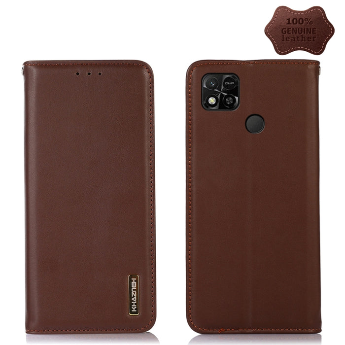 KHAZNEH Estuche para teléfono de cuero de vaca con capa superior de napa, For Alcatel 1B 2022, For Nokia X100, For OPPO Reno7 4G Global/F21 Pro 4G, For Xiaomi Redmi 10A / 9C, For Samsung Galaxy F23 5G / M23, For Samsung Galaxy M33 5G                   ...