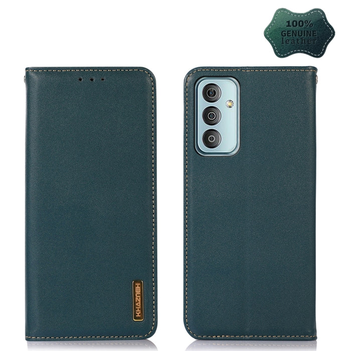 KHAZNEH Estuche para teléfono de cuero de vaca con capa superior de napa, For Alcatel 1B 2022, For Nokia X100, For OPPO Reno7 4G Global/F21 Pro 4G, For Xiaomi Redmi 10A / 9C, For Samsung Galaxy F23 5G / M23, For Samsung Galaxy M33 5G                   ...