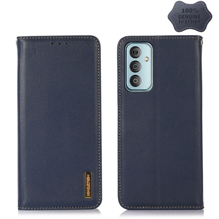 KHAZNEH Estuche para teléfono de cuero de vaca con capa superior de napa, For Alcatel 1B 2022, For Nokia X100, For OPPO Reno7 4G Global/F21 Pro 4G, For Xiaomi Redmi 10A / 9C, For Samsung Galaxy F23 5G / M23, For Samsung Galaxy M33 5G                   ...