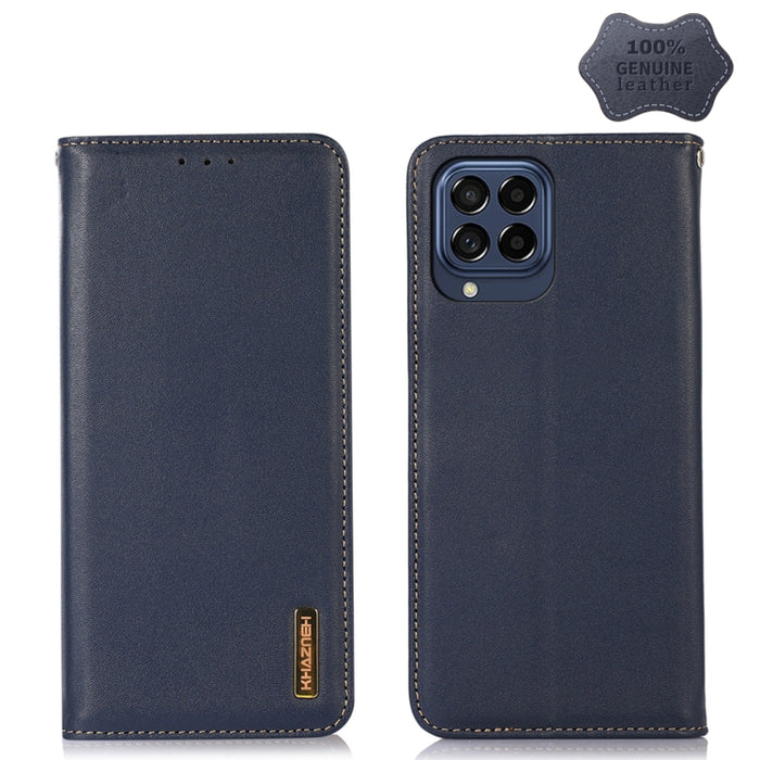 KHAZNEH Estuche para teléfono de cuero de vaca con capa superior de napa, For Alcatel 1B 2022, For Nokia X100, For OPPO Reno7 4G Global/F21 Pro 4G, For Xiaomi Redmi 10A / 9C, For Samsung Galaxy F23 5G / M23, For Samsung Galaxy M33 5G                   ...