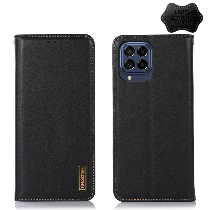 KHAZNEH Estuche para teléfono de cuero de vaca con capa superior de napa, For Alcatel 1B 2022, For Nokia X100, For OPPO Reno7 4G Global/F21 Pro 4G, For Xiaomi Redmi 10A / 9C, For Samsung Galaxy F23 5G / M23, For Samsung Galaxy M33 5G                   ...