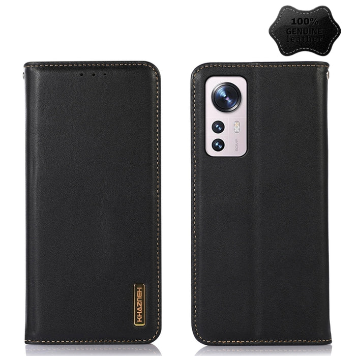 KHAZNEH Estuche para teléfono de cuero de vaca con capa superior de napa, For Alcatel 1B 2022, For Nokia X100, For OPPO Reno7 4G Global/F21 Pro 4G, For Xiaomi Redmi 10A / 9C, For Samsung Galaxy F23 5G / M23, For Samsung Galaxy M33 5G                   ...