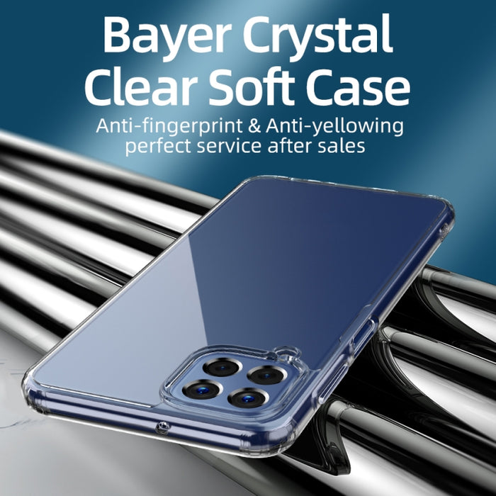 Caja del teléfono PC + TPU de cristal de hielo, For Samsung Galaxy M53, For Xiaomi Black Shark 5